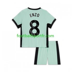 Tenue Chelsea Enzo Fernandez 8 Enfant Troisieme 2023-2024 Maillot de Foot